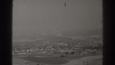 Long Beach California (1937): Black And White Moving Aerial View Of A Town And