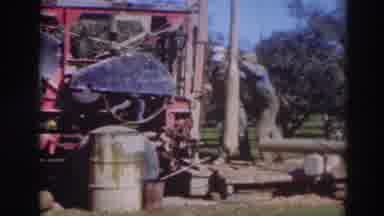 Sacramento California (1937): Men Working To Put Poles In Lace