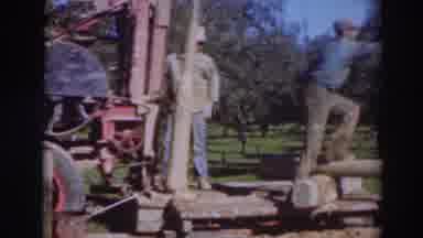 Sacramento California (1937): Vintage Footage Of Men Working With Wooden Beams