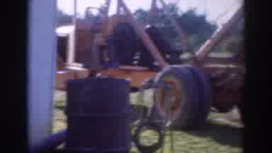 Sacramento California (1937): Vintage Heavy Tow Truck And Work Truck Parked Near
