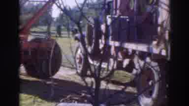 Sacramento California (1937): Tractors Inactive And Unused On The Side