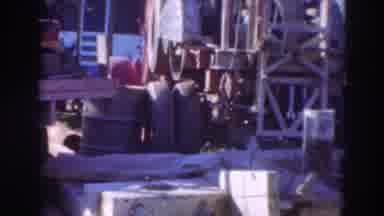 Sacramento California (1937): Young Men Completing Hard Industrial Work On A
