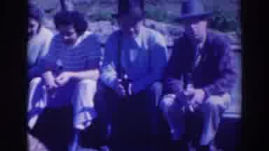 Sacramento California (1937): Two Mens And Two Women Where One Man Look To Each