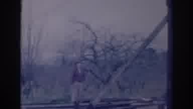 Sacramento California (1937): A Man Standing On The Workplace And Watching The