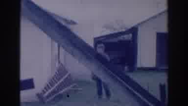 Sacramento California (1937): Man And Boy At Factory