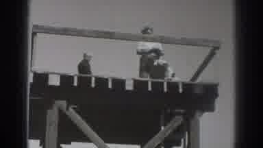 Sacramento California (1937): Two People Standing On Top Of What Looks Like A