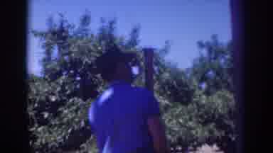 Sacramento California (1937): Two Men With Blue Shirts And And A Black Hat