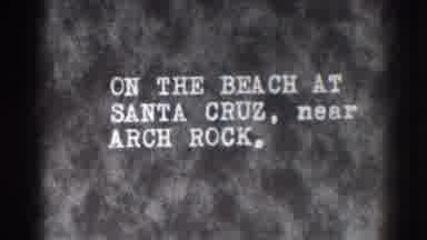 Santa Cruz California (1937): People On The Beat At Santa Cruz Near Arch Rock