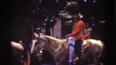 Truckee California (1937): People Dressed As Native Americans Are Riding Horses In