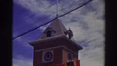 Truckee California (1937): Camera Looking At A Busy Street Then Looking At The Top