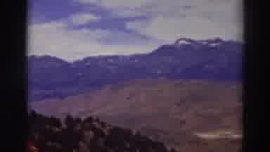 Truckee California (1937): Filming The Vase Nature Surrounding With Trees Dry