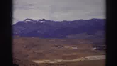 Truckee California (1937): Very Vast Desert Landscape With Mountains In The