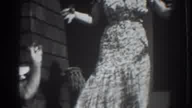 Vacaville California (1937): Group Of Women In Dresses Sit And Socialize On Front