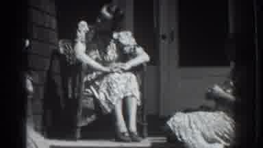 Vacaville California (1937): Three Women Sitting On A Porch Laughing And Having A