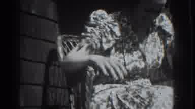 Vacaville California (1937): Here Is A Very Happy Woman Sitting In Her Chair Close