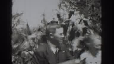 Vacaville California (1937): Well Dressed Family Gathers To Share Giant Eggplant