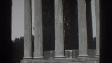 Vacaville California (1937): Still Shot Of Structural Landmark With Columns