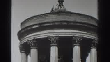 Vacaville California (1937): Ancient Roman Or Greek Building Shown In Early Times