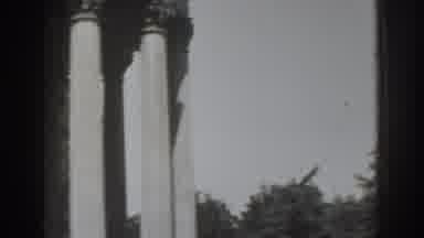 Vacaville California (1937): The Man Standing On A Balcony Overlooking Roman