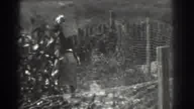 Vacaville California (1937): Woman Wearing Skirt Carrying A Bucket Through A Field