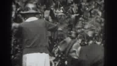 Vacaville California (1937): Old Footage Of Two People Working On A Corn Field