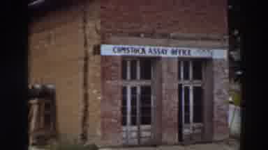 Virginia City California (1937): Pan Upwards On Old Small Com stock Assay Office