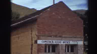 Virginia City California (1937): Com stock Assay Office Building Of Brick Stands