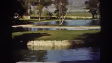 Virginia City California (1937): Two Small Lakes Beside Each Other Is Surrounded