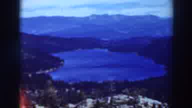 Virginia City California (1937): A Gorgeous View Of The Mountains Surrounding A