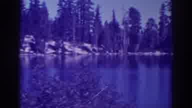 Angora Lakes California (1938): Nice View Of A Lake From Shore