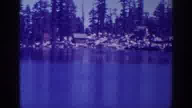 Angora Lakes California (1938): Picture Of A Beautiful Clear And Transparent Lake
