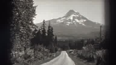 Bonneville Dam Oregon (1938): Woman With A Dog In The Mountainous Countryside