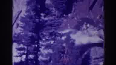 Bucks Lake California (1938): Water Seen Coming From Out Of A Mountain Side Cliff