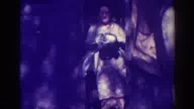 Bucks Lake California (1938): Mom Standing In Doorway Cleaning Out A Kettle Back