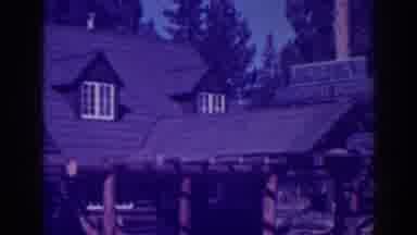 El Dorado City California (1938): Rustic Restaurant Set In Log Cabin Style Dining