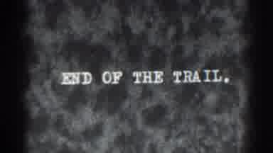 El Dorado City California (1938): Blue Monochrome Clip Of Horse Rider Cuts To