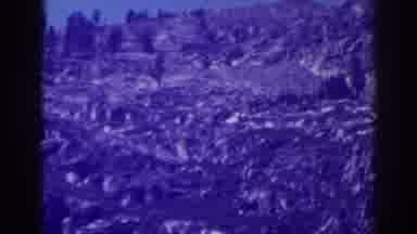 Emerald Bay California (1938): Large Cliff side With Multiple Dips And Valleys And