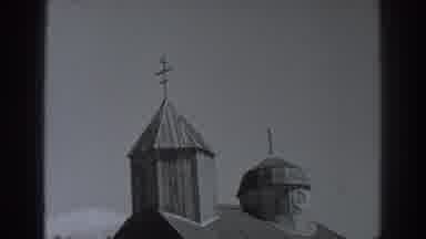 Fort Ross California (1938): Wooden Building With Tall Steeples And Windows