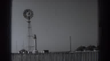 Fort Ross California (1938): Factory Windmill Blowing Over An Area On A Nice