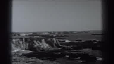 Fort Ross California (1938): A Beautiful View Of A Sea Near A Rocky Hills