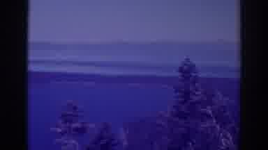 Lake Tahoe California (1938): A Lake Near The Forest Surrounded By The Beautiful