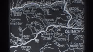 Oroville California (1938): The Video Shows A Map Of The Lands In The Region Where