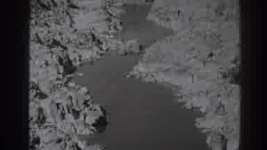Oroville California (1938): Grass River Creek Isolated Water Mud Rock Dirt