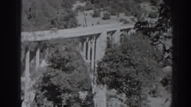 Oroville California (1938): Pasadena Bridge During 60s Dog With A Lady In Routine