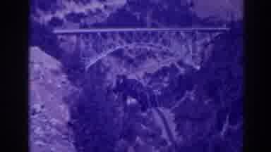 Oroville California (1938): Bridges Of Feather River Canyon On A Cloudy Day