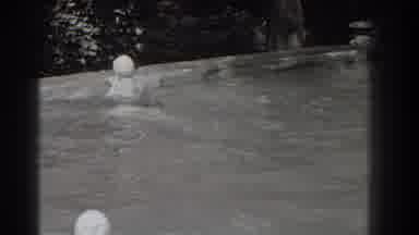 Southhampton New York (1937): Black And White Video Of Two Women Swimming Wearing