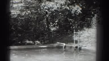 Southhampton New York (1937): The Women Sit Out By The Pool With The Kids As One