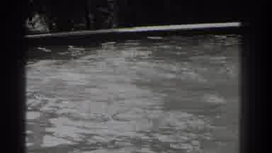 Southhampton New York (1937): Woman Quickly Surfaces From River Bed