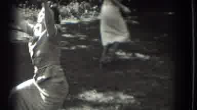 Southhampton New York (1937): Outside Men And Women Watching Others Enjoy The
