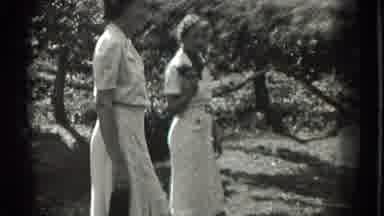 Southhampton New York (1937): Happy Women Talking To One Another And Forming A
